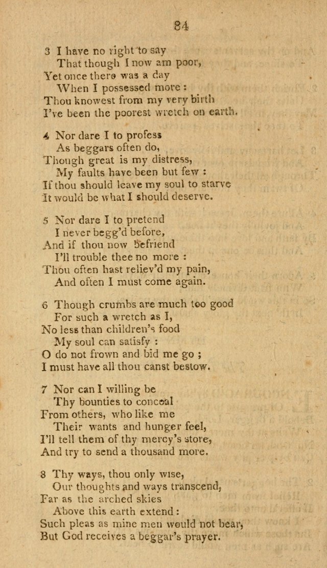 Divine Hymns, or Spiritual Songs: for the use of religious assemblies and private Christians: being formerly a collection (12th ed.) page 84