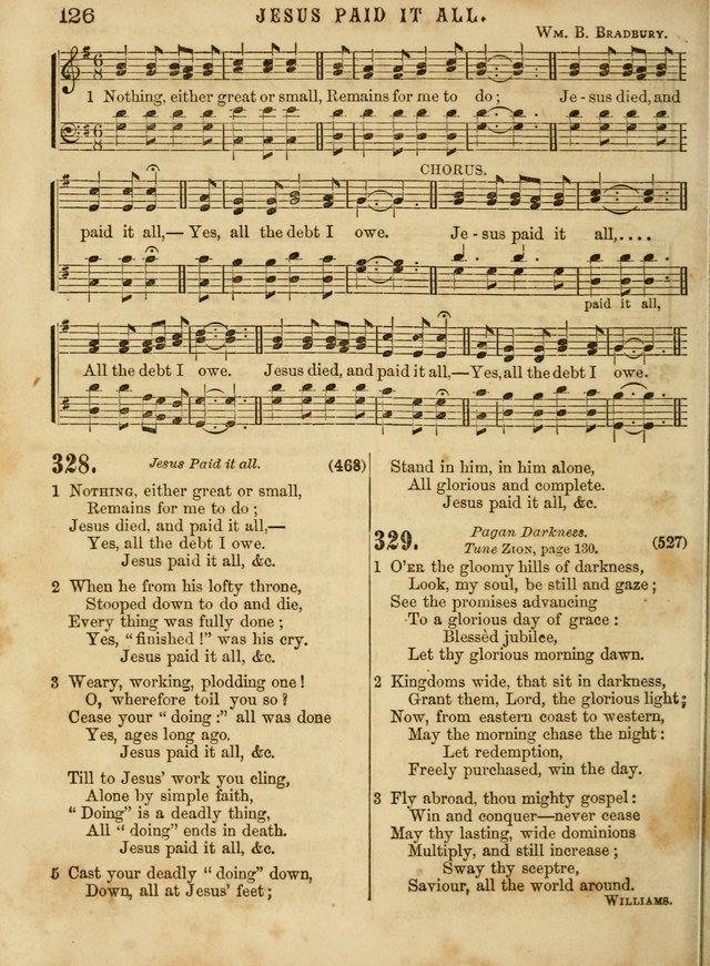 The Devotional Hymn and Tune Book: for social and public worship page 126