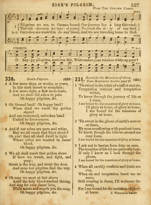 The Devotional Hymn and Tune Book: for social and public worship page 127