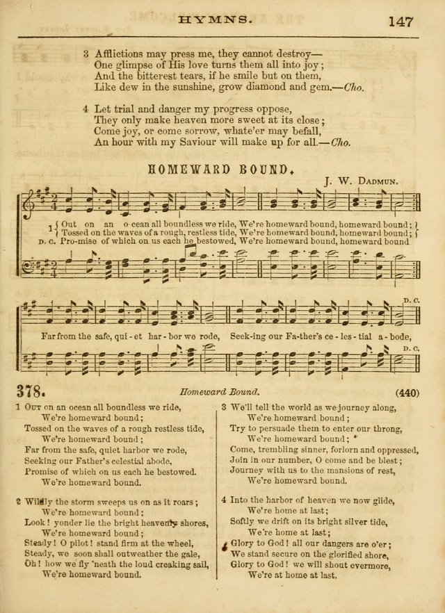 The Devotional Hymn and Tune Book: for social and public worship page 147