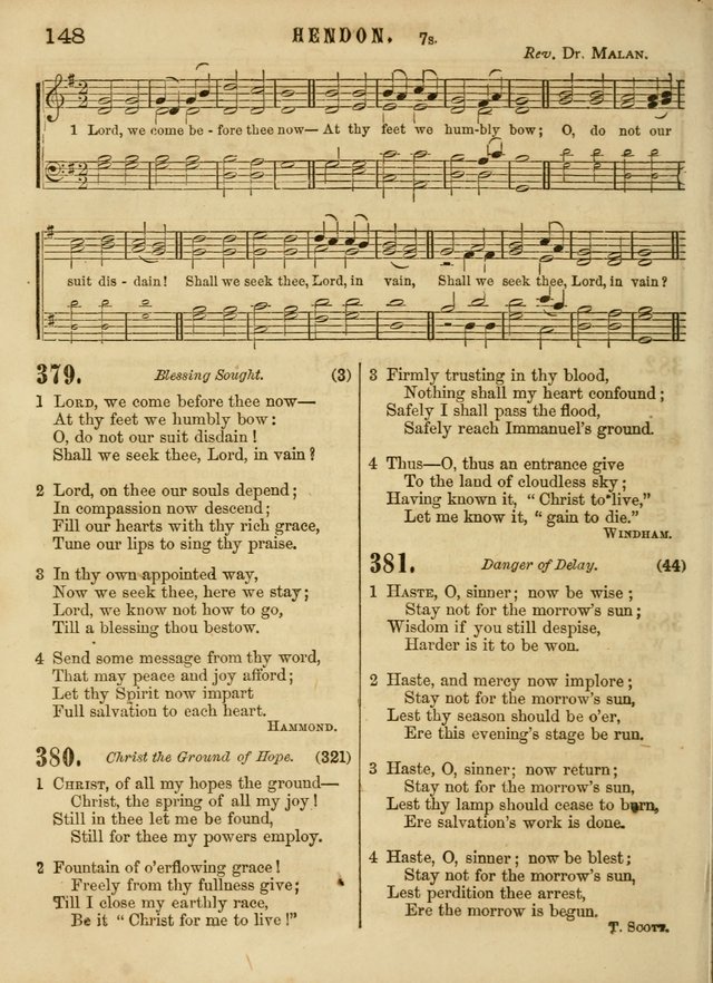 The Devotional Hymn and Tune Book: for social and public worship page 148