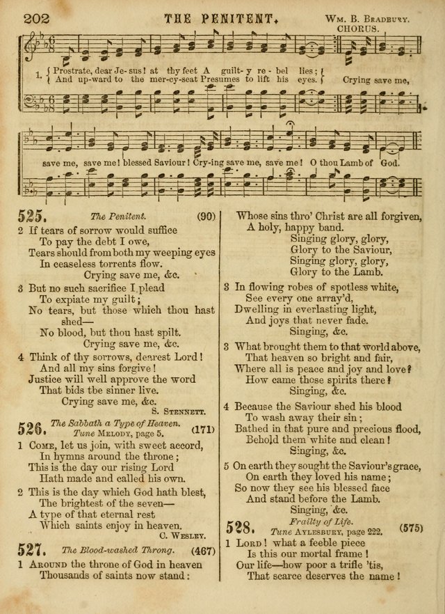 The Devotional Hymn and Tune Book: for social and public worship page 202