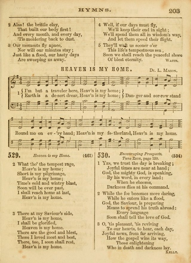 The Devotional Hymn and Tune Book: for social and public worship page 203