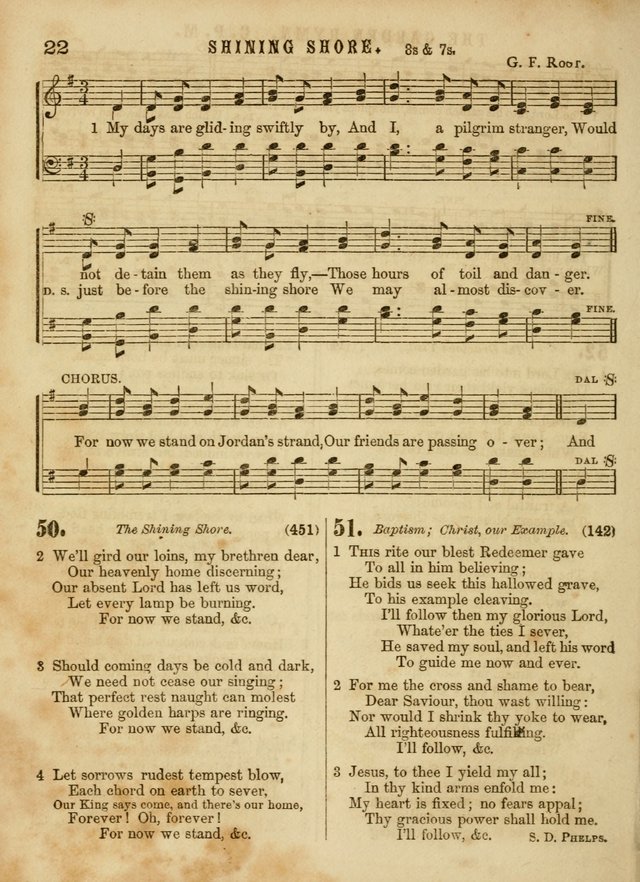 The Devotional Hymn and Tune Book: for social and public worship page 22