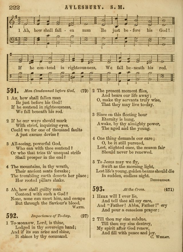 The Devotional Hymn and Tune Book: for social and public worship page 222