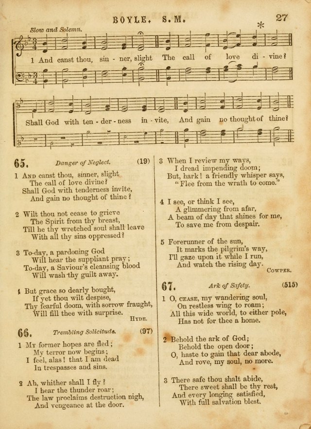 The Devotional Hymn and Tune Book: for social and public worship page 27