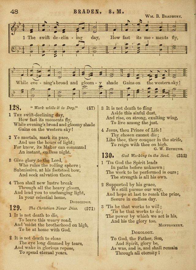 The Devotional Hymn and Tune Book: for social and public worship page 48