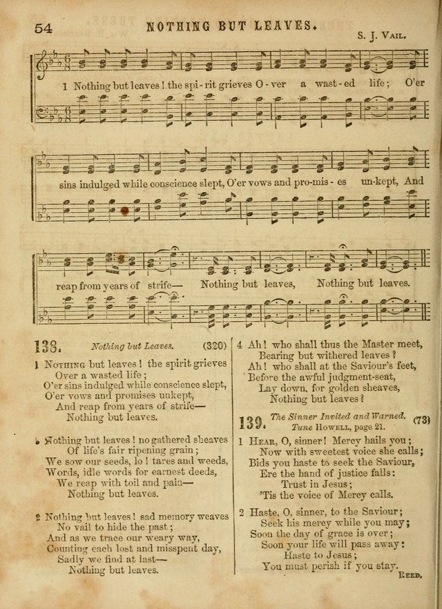 The Devotional Hymn and Tune Book: for social and public worship page 54