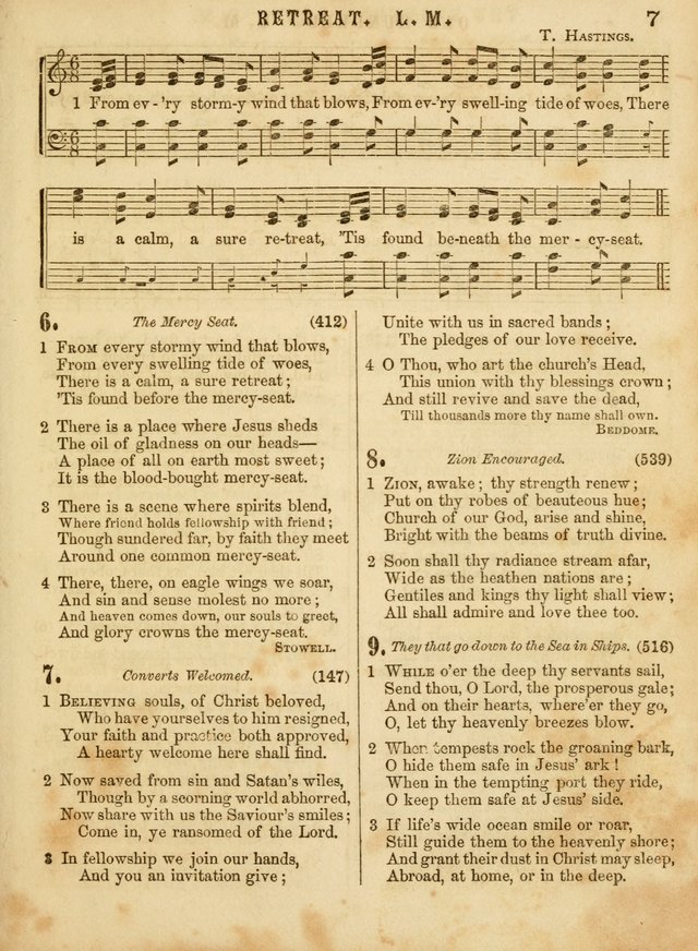 The Devotional Hymn and Tune Book: for social and public worship page 7