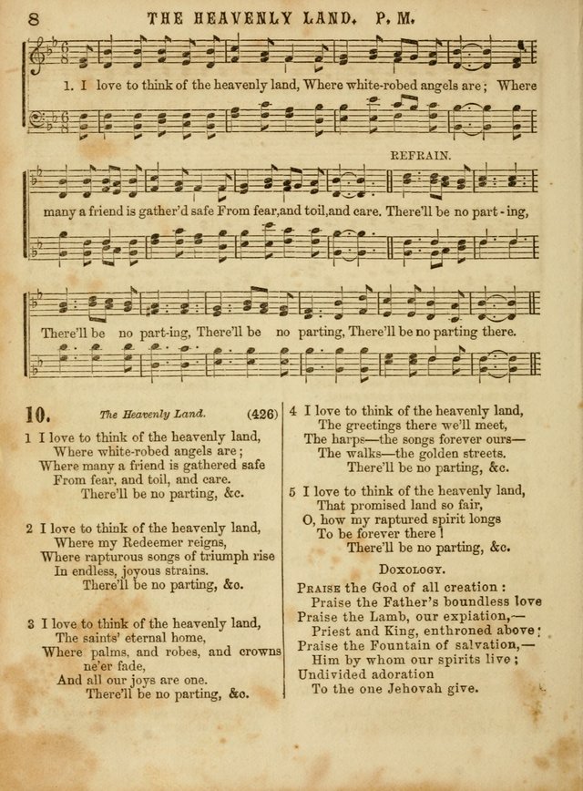 The Devotional Hymn and Tune Book: for social and public worship page 8