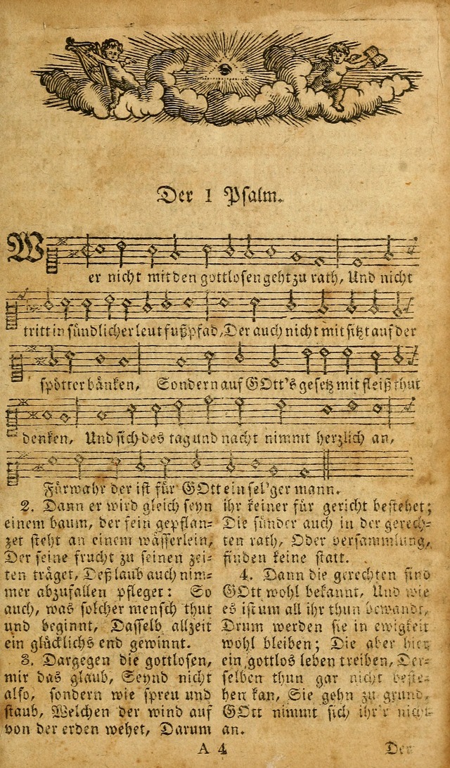 Die Kleine Geistliche Harfe der Kinder Zions: oder auserlesene Geistreiche Gesänge, allen wahren heilsbergierigen Säuglingen der Weisheit, insonderheit aber allen Christlichen Gemeinden des Herrn... page 1