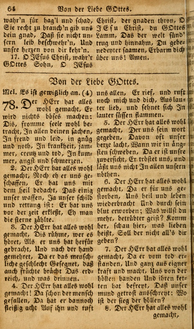 Die Kleine Geistliche Harfe der Kinder Zions: oder auserlesene Geistreiche Gesänge, allen wahren heilsbergierigen Säuglingen der Weisheit, insonderheit aber allen Christlichen Gemeinden des Herrn... page 104