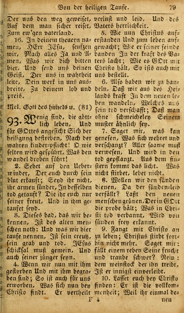 Die Kleine Geistliche Harfe der Kinder Zions: oder auserlesene Geistreiche Gesänge, allen wahren heilsbergierigen Säuglingen der Weisheit, insonderheit aber allen Christlichen Gemeinden des Herrn... page 119