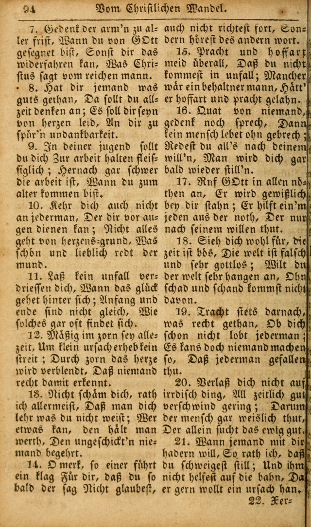 Die Kleine Geistliche Harfe der Kinder Zions: oder auserlesene Geistreiche Gesänge, allen wahren heilsbergierigen Säuglingen der Weisheit, insonderheit aber allen Christlichen Gemeinden des Herrn... page 134