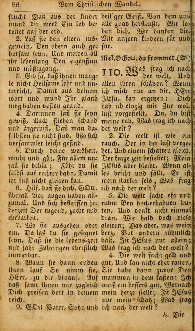 Die Kleine Geistliche Harfe der Kinder Zions: oder auserlesene Geistreiche Gesänge, allen wahren heilsbergierigen Säuglingen der Weisheit, insonderheit aber allen Christlichen Gemeinden des Herrn... page 136