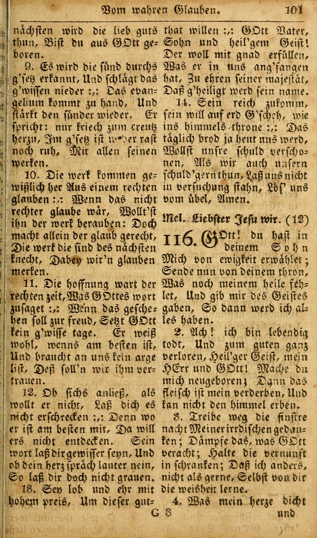 Die Kleine Geistliche Harfe der Kinder Zions: oder auserlesene Geistreiche Gesänge, allen wahren heilsbergierigen Säuglingen der Weisheit, insonderheit aber allen Christlichen Gemeinden des Herrn... page 141