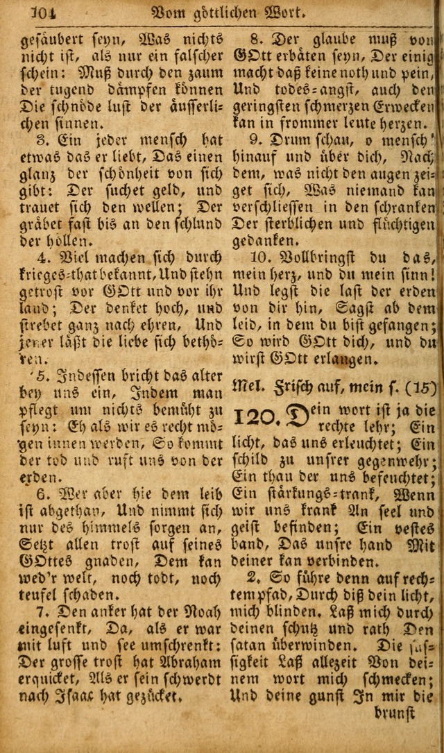 Die Kleine Geistliche Harfe der Kinder Zions: oder auserlesene Geistreiche Gesänge, allen wahren heilsbergierigen Säuglingen der Weisheit, insonderheit aber allen Christlichen Gemeinden des Herrn... page 144