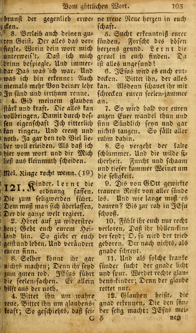 Die Kleine Geistliche Harfe der Kinder Zions: oder auserlesene Geistreiche Gesänge, allen wahren heilsbergierigen Säuglingen der Weisheit, insonderheit aber allen Christlichen Gemeinden des Herrn... page 145