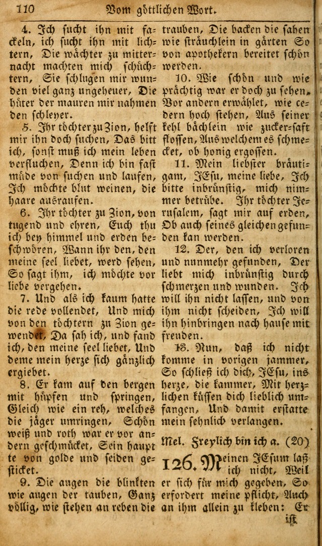 Die Kleine Geistliche Harfe der Kinder Zions: oder auserlesene Geistreiche Gesänge, allen wahren heilsbergierigen Säuglingen der Weisheit, insonderheit aber allen Christlichen Gemeinden des Herrn... page 150