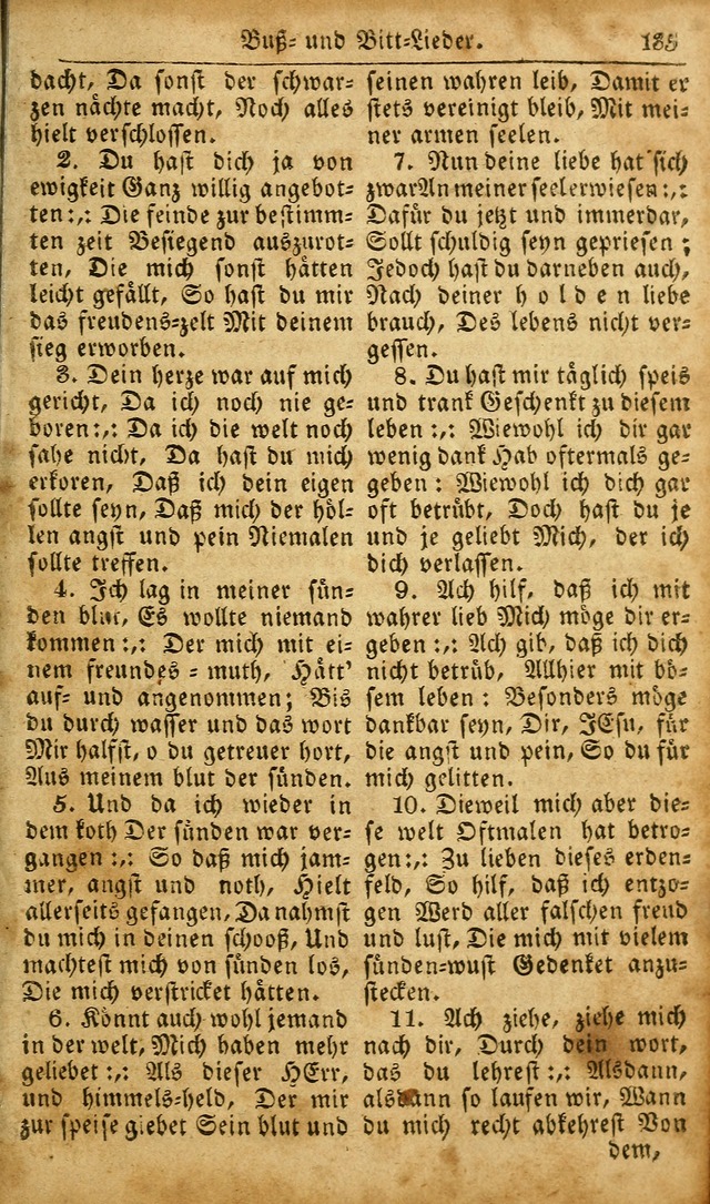 Die Kleine Geistliche Harfe der Kinder Zions: oder auserlesene Geistreiche Gesänge, allen wahren heilsbergierigen Säuglingen der Weisheit, insonderheit aber allen Christlichen Gemeinden des Herrn... page 175