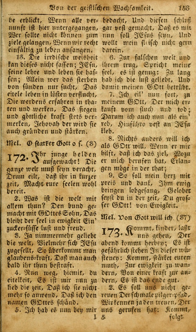 Die Kleine Geistliche Harfe der Kinder Zions: oder auserlesene Geistreiche Gesänge, allen wahren heilsbergierigen Säuglingen der Weisheit, insonderheit aber allen Christlichen Gemeinden des Herrn... page 193