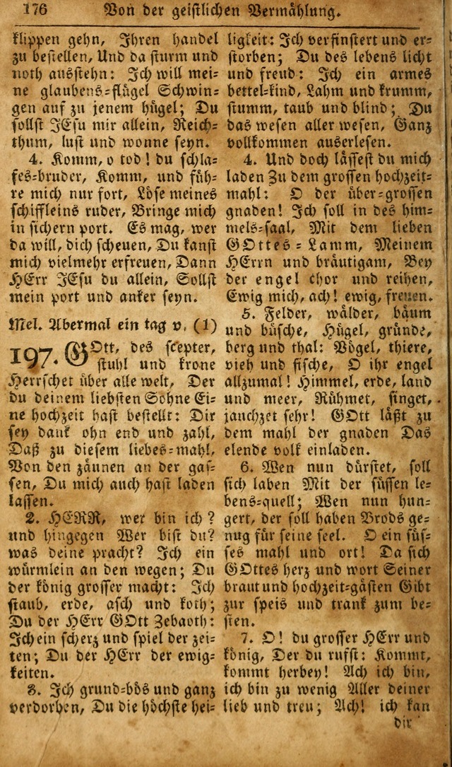 Die Kleine Geistliche Harfe der Kinder Zions: oder auserlesene Geistreiche Gesänge, allen wahren heilsbergierigen Säuglingen der Weisheit, insonderheit aber allen Christlichen Gemeinden des Herrn... page 216