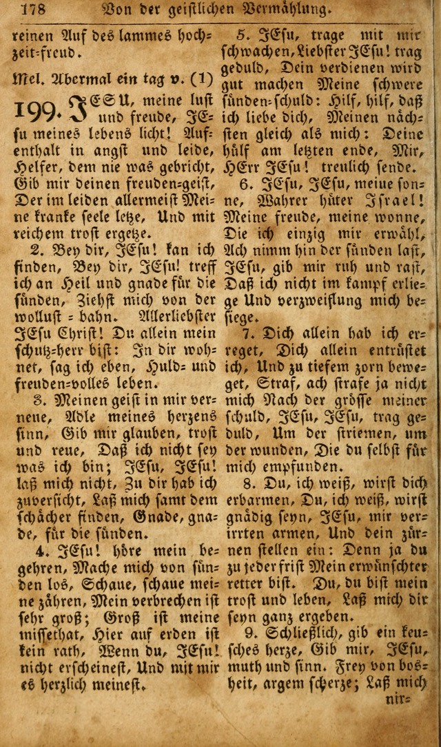 Die Kleine Geistliche Harfe der Kinder Zions: oder auserlesene Geistreiche Gesänge, allen wahren heilsbergierigen Säuglingen der Weisheit, insonderheit aber allen Christlichen Gemeinden des Herrn... page 218