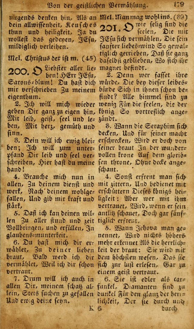 Die Kleine Geistliche Harfe der Kinder Zions: oder auserlesene Geistreiche Gesänge, allen wahren heilsbergierigen Säuglingen der Weisheit, insonderheit aber allen Christlichen Gemeinden des Herrn... page 219