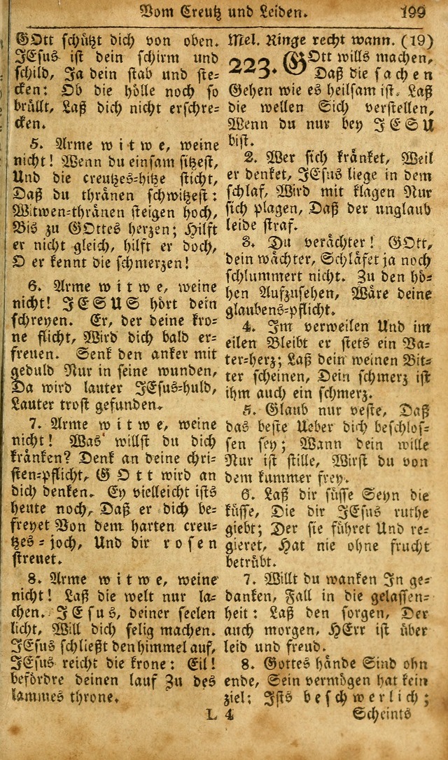 Die Kleine Geistliche Harfe der Kinder Zions: oder auserlesene Geistreiche Gesänge, allen wahren heilsbergierigen Säuglingen der Weisheit, insonderheit aber allen Christlichen Gemeinden des Herrn... page 239