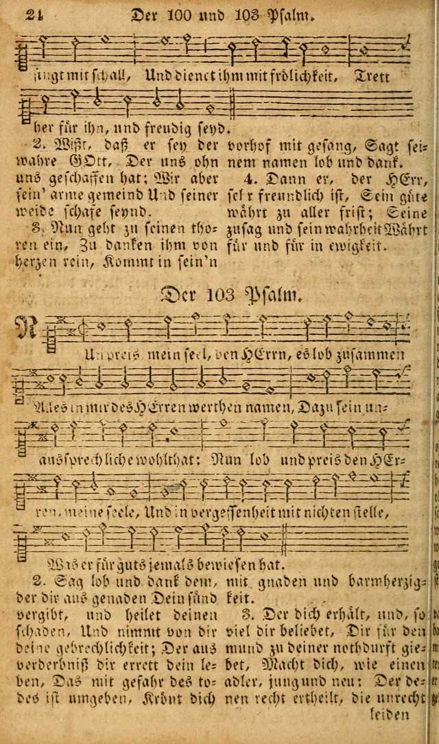 Die Kleine Geistliche Harfe der Kinder Zions: oder auserlesene Geistreiche Gesänge, allen wahren heilsbergierigen Säuglingen der Weisheit, insonderheit aber allen Christlichen Gemeinden des Herrn... page 24