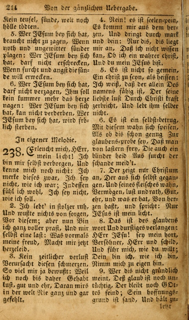 Die Kleine Geistliche Harfe der Kinder Zions: oder auserlesene Geistreiche Gesänge, allen wahren heilsbergierigen Säuglingen der Weisheit, insonderheit aber allen Christlichen Gemeinden des Herrn... page 254