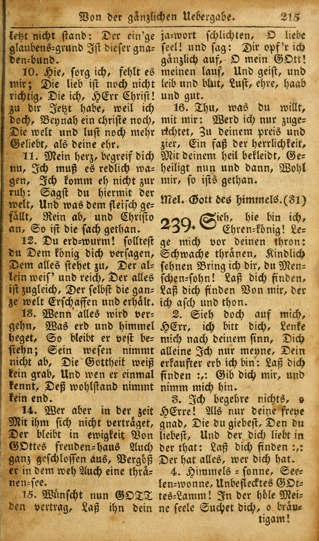 Die Kleine Geistliche Harfe der Kinder Zions: oder auserlesene Geistreiche Gesänge, allen wahren heilsbergierigen Säuglingen der Weisheit, insonderheit aber allen Christlichen Gemeinden des Herrn... page 255