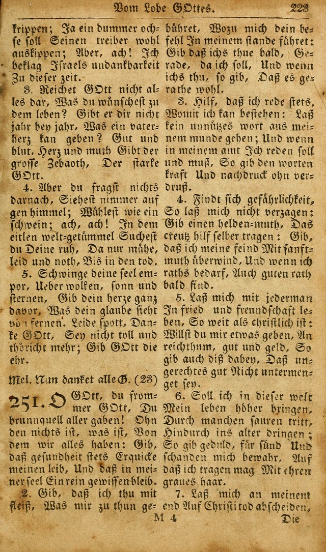 Die Kleine Geistliche Harfe der Kinder Zions: oder auserlesene Geistreiche Gesänge, allen wahren heilsbergierigen Säuglingen der Weisheit, insonderheit aber allen Christlichen Gemeinden des Herrn... page 263