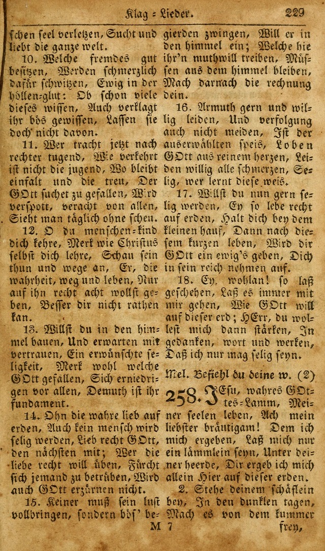 Die Kleine Geistliche Harfe der Kinder Zions: oder auserlesene Geistreiche Gesänge, allen wahren heilsbergierigen Säuglingen der Weisheit, insonderheit aber allen Christlichen Gemeinden des Herrn... page 269