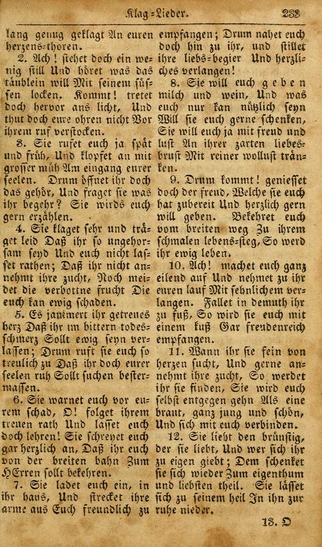 Die Kleine Geistliche Harfe der Kinder Zions: oder auserlesene Geistreiche Gesänge, allen wahren heilsbergierigen Säuglingen der Weisheit, insonderheit aber allen Christlichen Gemeinden des Herrn... page 273