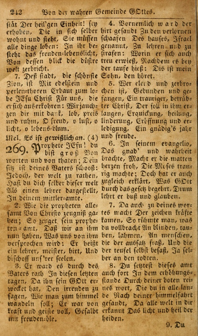 Die Kleine Geistliche Harfe der Kinder Zions: oder auserlesene Geistreiche Gesänge, allen wahren heilsbergierigen Säuglingen der Weisheit, insonderheit aber allen Christlichen Gemeinden des Herrn... page 282