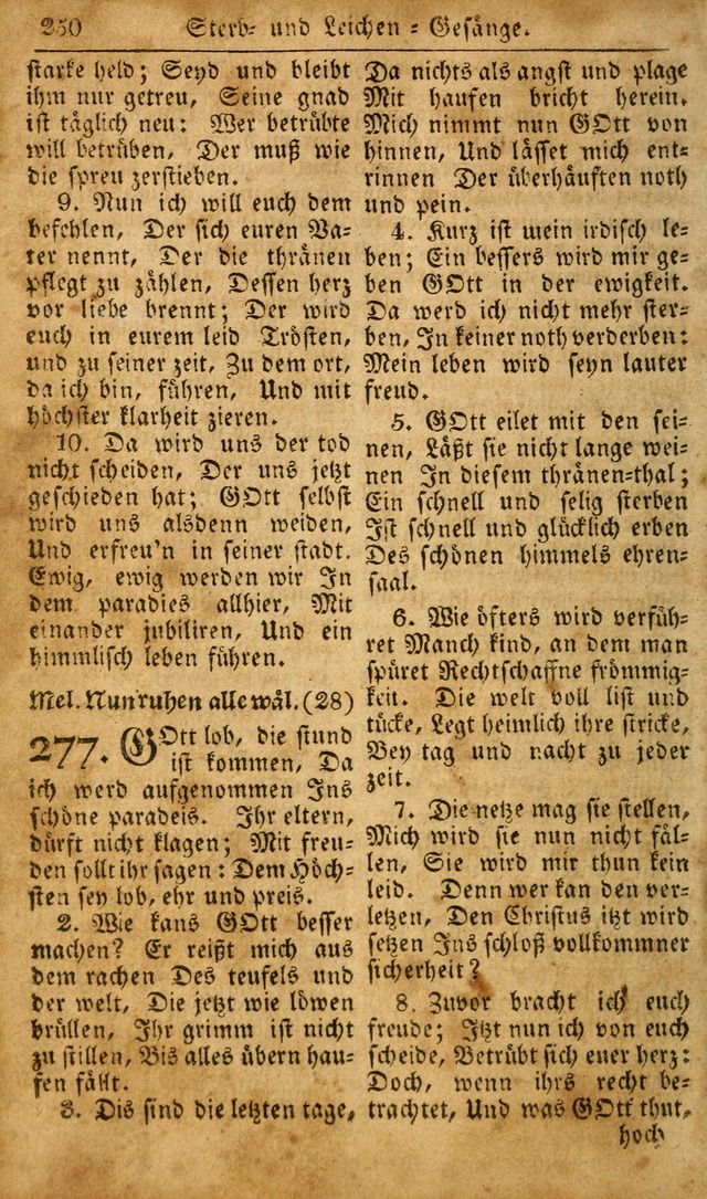 Die Kleine Geistliche Harfe der Kinder Zions: oder auserlesene Geistreiche Gesänge, allen wahren heilsbergierigen Säuglingen der Weisheit, insonderheit aber allen Christlichen Gemeinden des Herrn... page 290