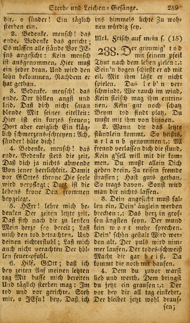 Die Kleine Geistliche Harfe der Kinder Zions: oder auserlesene Geistreiche Gesänge, allen wahren heilsbergierigen Säuglingen der Weisheit, insonderheit aber allen Christlichen Gemeinden des Herrn... page 299