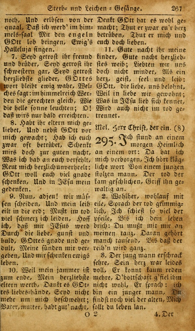 Die Kleine Geistliche Harfe der Kinder Zions: oder auserlesene Geistreiche Gesänge, allen wahren heilsbergierigen Säuglingen der Weisheit, insonderheit aber allen Christlichen Gemeinden des Herrn... page 307