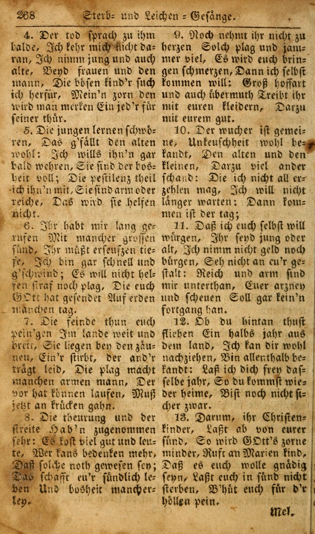 Die Kleine Geistliche Harfe der Kinder Zions: oder auserlesene Geistreiche Gesänge, allen wahren heilsbergierigen Säuglingen der Weisheit, insonderheit aber allen Christlichen Gemeinden des Herrn... page 308