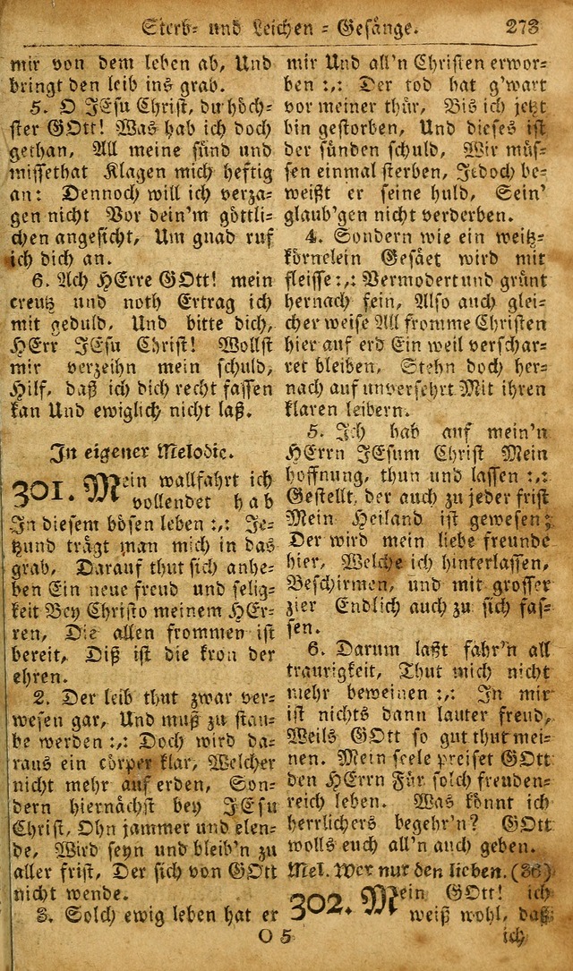 Die Kleine Geistliche Harfe der Kinder Zions: oder auserlesene Geistreiche Gesänge, allen wahren heilsbergierigen Säuglingen der Weisheit, insonderheit aber allen Christlichen Gemeinden des Herrn... page 313