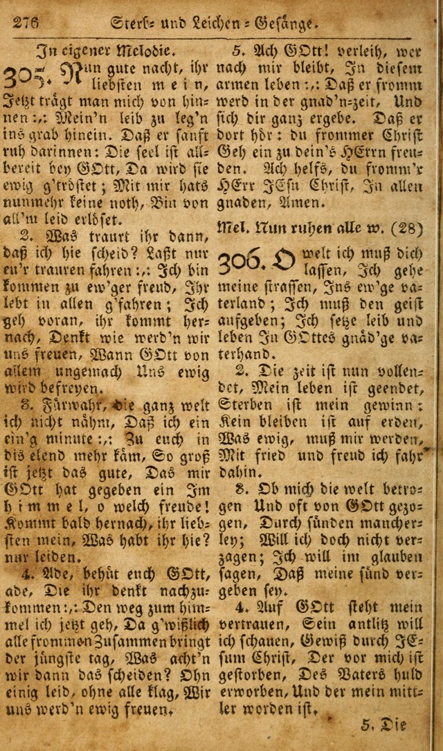 Die Kleine Geistliche Harfe der Kinder Zions: oder auserlesene Geistreiche Gesänge, allen wahren heilsbergierigen Säuglingen der Weisheit, insonderheit aber allen Christlichen Gemeinden des Herrn... page 316