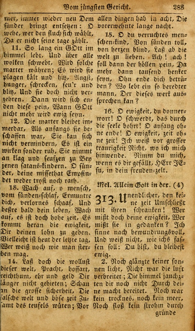 Die Kleine Geistliche Harfe der Kinder Zions: oder auserlesene Geistreiche Gesänge, allen wahren heilsbergierigen Säuglingen der Weisheit, insonderheit aber allen Christlichen Gemeinden des Herrn... page 323