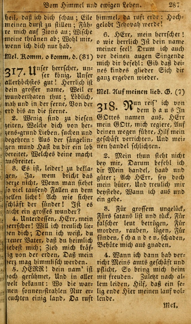 Die Kleine Geistliche Harfe der Kinder Zions: oder auserlesene Geistreiche Gesänge, allen wahren heilsbergierigen Säuglingen der Weisheit, insonderheit aber allen Christlichen Gemeinden des Herrn... page 327