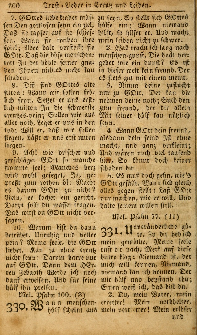 Die Kleine Geistliche Harfe der Kinder Zions: oder auserlesene Geistreiche Gesänge, allen wahren heilsbergierigen Säuglingen der Weisheit, insonderheit aber allen Christlichen Gemeinden des Herrn... page 340