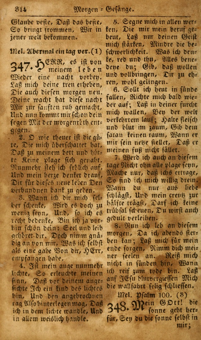 Die Kleine Geistliche Harfe der Kinder Zions: oder auserlesene Geistreiche Gesänge, allen wahren heilsbergierigen Säuglingen der Weisheit, insonderheit aber allen Christlichen Gemeinden des Herrn... page 354