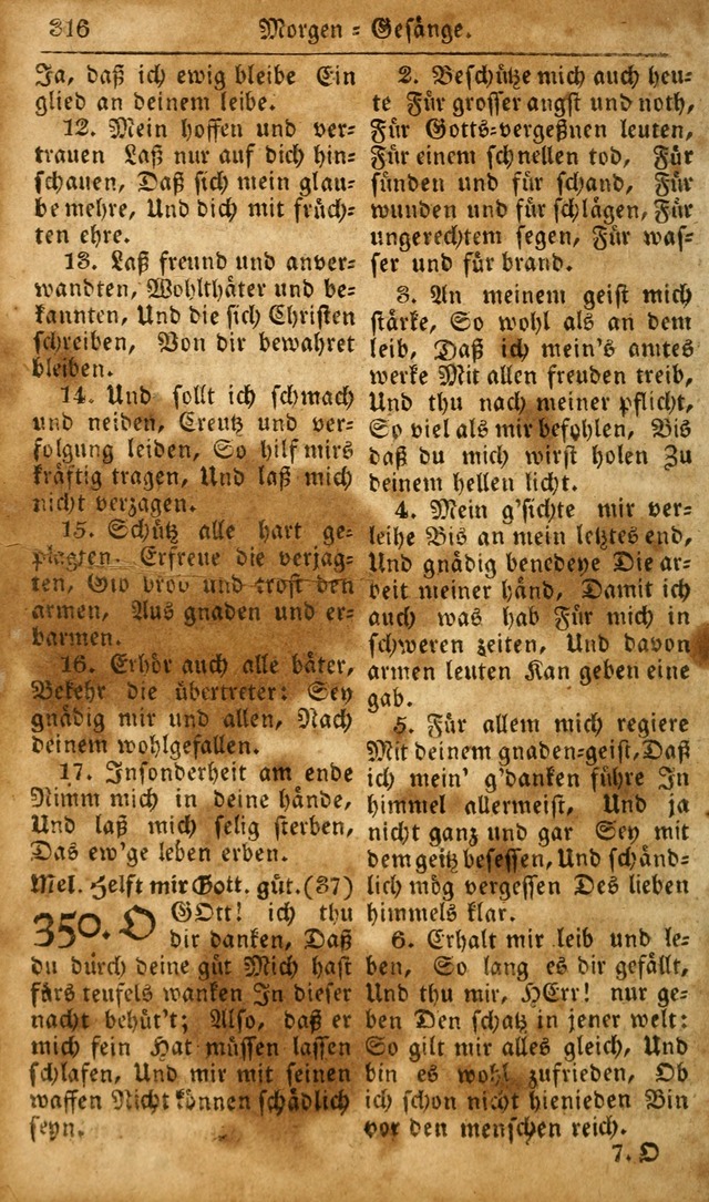 Die Kleine Geistliche Harfe der Kinder Zions: oder auserlesene Geistreiche Gesänge, allen wahren heilsbergierigen Säuglingen der Weisheit, insonderheit aber allen Christlichen Gemeinden des Herrn... page 356