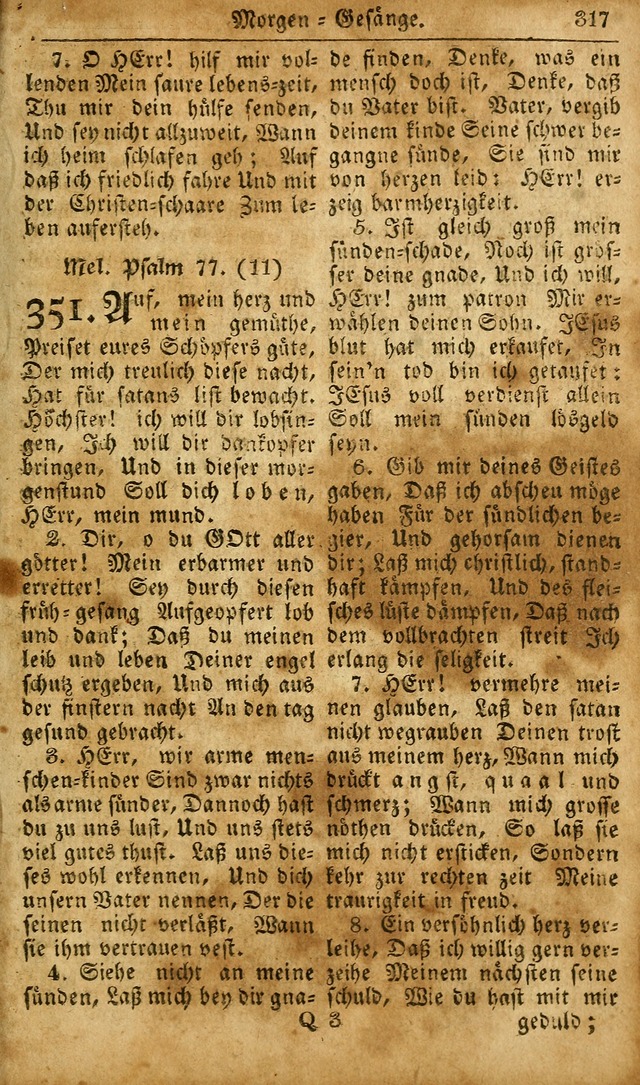 Die Kleine Geistliche Harfe der Kinder Zions: oder auserlesene Geistreiche Gesänge, allen wahren heilsbergierigen Säuglingen der Weisheit, insonderheit aber allen Christlichen Gemeinden des Herrn... page 357