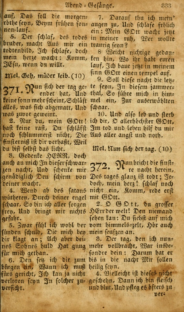 Die Kleine Geistliche Harfe der Kinder Zions: oder auserlesene Geistreiche Gesänge, allen wahren heilsbergierigen Säuglingen der Weisheit, insonderheit aber allen Christlichen Gemeinden des Herrn... page 373