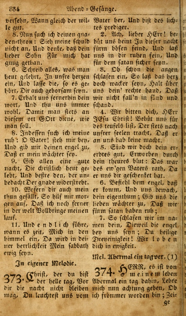 Die Kleine Geistliche Harfe der Kinder Zions: oder auserlesene Geistreiche Gesänge, allen wahren heilsbergierigen Säuglingen der Weisheit, insonderheit aber allen Christlichen Gemeinden des Herrn... page 374